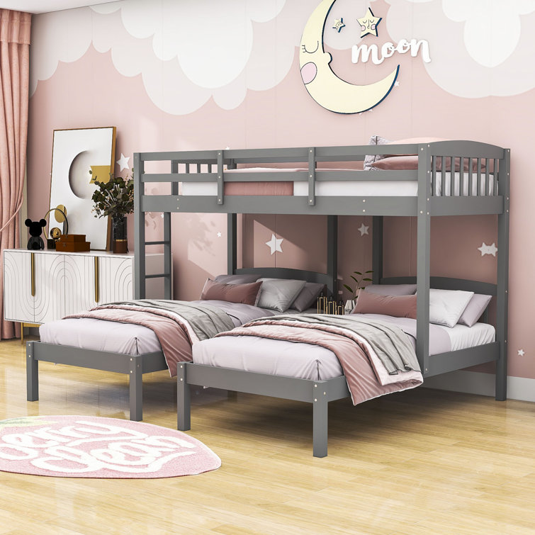 L shaped 2025 double bunk beds